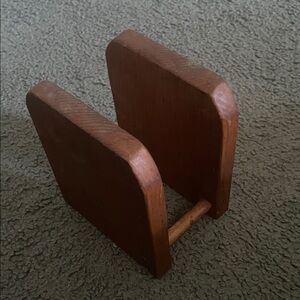 Classic Brown Wooden Napkin Holder - Rustic Table Accent